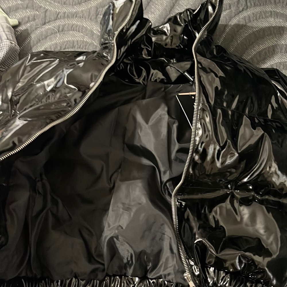 Black bubble jacket